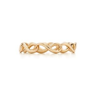 Tiffany & Co Infinity Narrow Band Ring - Gold -6.5